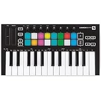 تصویر کیبورد کنترلر MIDI Novation Launchkey Mini [MK3] - 25 کلاویه قابل حمل با اتصال USB، ادغام DAW، حالت کورد و آرپژیتور - برای تولید موسیقی Novation Launchkey Mini [MK3] — Portable 25-Key, USB, MIDI Keyboard Controller with DAW Integration, Chord Mode, and Arpeggiator — for Music Production