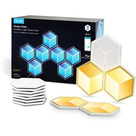 تصویر پنل هوشمند Govee Glide Hexagon Light Panels Ultra Govee Glide Hexagon Light Panels Ultra