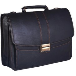 تصویر کیف اداری تک قفل چرم ما مدل 