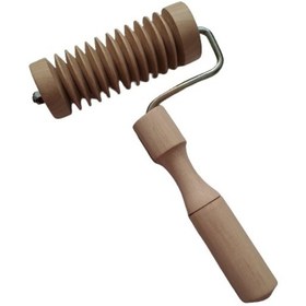 تصویر وردنه غلطکی 10 سانتی شیار دار 10 cm grooved roller