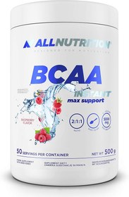تصویر بی سی ای ای مکس ساپورت ۵۰۰ گرم آل نوتریشن Allnutrition BCAA Max Support Instant, Raspberry, 500g