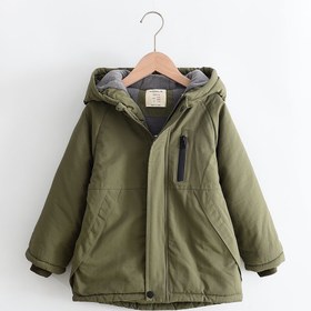 تصویر کاپشن روسی طرح جیب کج 