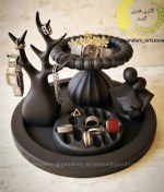 تصویر ست دکوری نظم دهنده جواهرات و اکسسوری مناسب میز پاتختی 