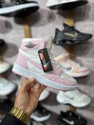 تصویر کتونی زنانه نایک ایر جردن ۱ ساقدار (High) | زیره PVC کفدوخت | سایز ۳۸ تا ۴۱ 