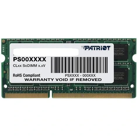 خرید و قیمت رم لپتاپ DDR3 تک کاناله 1333 مگاهرتز پاتریوت مدل PC3-10600 ...
