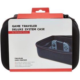 تصویر کیف حمل Deluxe System Case برای Nintendo Switch - مشکی 