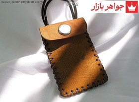 تصویر جادعایی چرم طبیعی به همراه حرز امام جواد کد 68755 