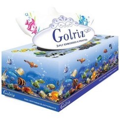 تصویر دستمال کاغذی جعبه ای 300 برگ آکواریوم / بابانوئل گلریز 