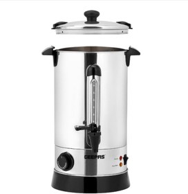 تصویر کتری برقی 15 لیتری جیپاس مدل GK5219‎ 15L Kettle 1650W - Stainless Steel Hot Water Dispenser