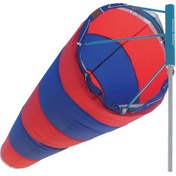 تصویر پایه بادنمای آهنی با رنگ الکترواستاتیک دارای درپوش آلومینیومی و شفت استاندارد( پرشین سیفتی) 