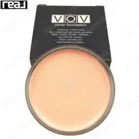 تصویر کرم پودر کاسه ای وو اصل شماره 20 VOV Cover Foundation Pink Beige 