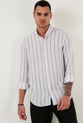 تصویر پیراهن آستین بلند راه راه مردانه | بوراتی Buratti CF21S112480 