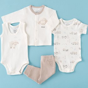 تصویر ست ۱۳ تکه نیلی طرح قطار nili