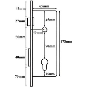 تصویر قفل سوئیچی کووان کد 4522 - کروم 