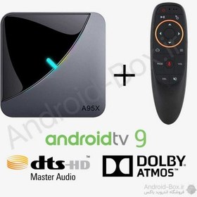 تصویر اندروید تی وی باکس A95X F3 AIR 4GB/32GB 8K Android TV 9 – Dolby ATMOS + ریموت ایر G10 