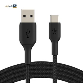 تصویر کابل تایپ سی بلکین مدل CAB002bt3M طول 3 متر CAB002bt3M Braided USB-C to USB-A Cable