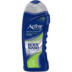 تصویر شامپو بدن مردانه اکتیو (Active) سری Sport مدل Blue وزن 400 گرم شامپو بدن