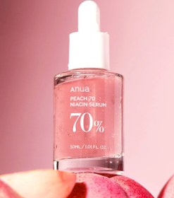 تصویر سرم روشن کننده آنوا هلو و نیاسینامید Anua PEACH 70% NIACINAMIDE SERUM