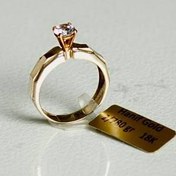 تصویر حلقه سولیتر طلا 