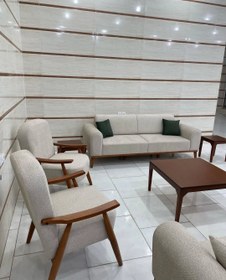تصویر مبل راحتی مینیمال ۷ نفره مدل کاپر با انتخاب جنس 