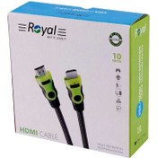 تصویر کابل HDMI برند ROYAL طول 10 متر 