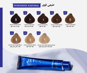 تصویر رنگ موی کراتینه جوو Jevo قهوه ای شکلاتی روشن W4 (5.77) Jevo Creatine hair color light chocolate brown W4 (5.77)