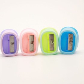 تصویر تراش ساده دو رنگ بیضی 