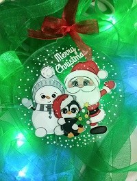 تصویر آویز درخت کریسمس 