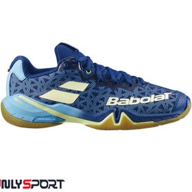 تصویر کفش بدمینتون بابولات Babolat Shadow Tour Estate Blue/Yellow 