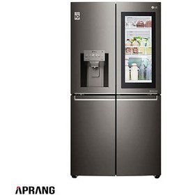 تصویر یخچال فریزر ساید بای ساید ال جی مدل GR-X39FTKHL ظرفیت ۳۴ فوت اینستاویو 