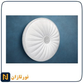 تصویر چراغ سقفی رویه 40 | 90 وات طرح خورشید ریموت مجزا 