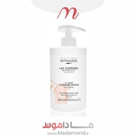 تصویر لوسیون بدن بادام شیرین بایفاس 500 میل BYPHASSE NOURISHING BODY MILK WITH SWEET ALAMOND OIL