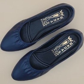 تصویر صندل زنانه سورمه ای 