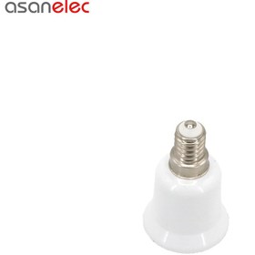 تصویر تبدیل سرپیچ E14 به E27 تبدیل سرپیچ E14 به E27