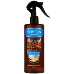 تصویر اسپری روغن برنزه کننده بدن کامان Comeon Natural Bronzer Enhances Tanning Oil 400ml