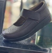 تصویر خرید آنلاین کفش تمام چرم زنانه اصل طبی دکتر شول کد ۲۴۵ - قهوه ای / 3 