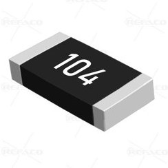 تصویر مقاومت اس ام دی ITEX SMD Resistor 1206 , 100KOhm 5% 1/4W 1206W4J0104IT5 