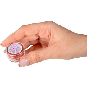 تصویر پودر رنگ متالیک قرمز آجری 