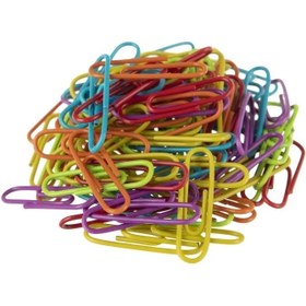 تصویر گیره رنگی کاغذ پنتر 