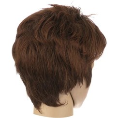 تصویر کلاه گیس کوتاه ساتورا مدل HWW05 کرنلی جنس الیاف ابریشم Sathura Wig HWW05 – Short Cornrow Synthetic Silk Fiber Hair Wig for Women