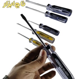 تصویر مجموعه 7 عددی پیچ گوشتی کنزاکس مدل KCS-107 Kenzax KCS-107 Screwdrivers Set 7 PCS