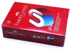 تصویر كاغذ a5 فابر قرمز 