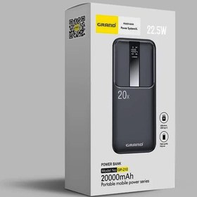 تصویر پاوربانک گرنداسکایGrandSky مدل GP-22 ظرفیت 20000 mAh grandsky powerbank model gp-22