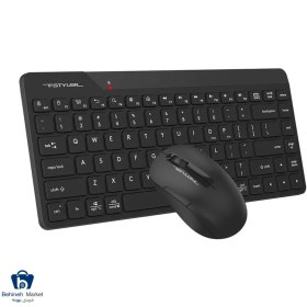 تصویر کیبورد و ماوس بی‌سیم ای فورتک مدل FG2200 Air A4tech FG2200 Air 2.4G Wireless Combo Desktop Keyboard and Mouse