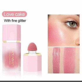 تصویر رژگونه مایع پددار مات رنگ لاوکیک Liquid Blush Matte-love cake