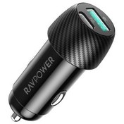 تصویر شارژر فندکی راو پاور مدل RP-VC030 RAVpower RP-VC030 Car Charger 44w