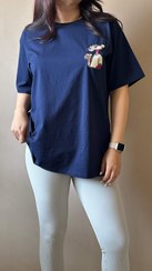 تصویر تیشرت لانگ پلنگ صورتی مدل یونی‌سکس 