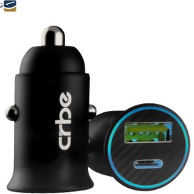 تصویر شارژر فندکی کربی مدل CR-G101 Crbe CR-G101 Car Charger