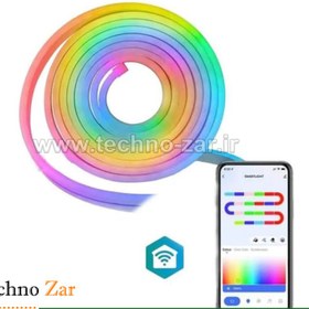 تصویر ریسه نوری RGB ۱۲ ولت 