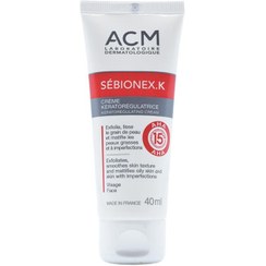 تصویر کرم ضد جوش Sebionex K ای سی ام 40ml 